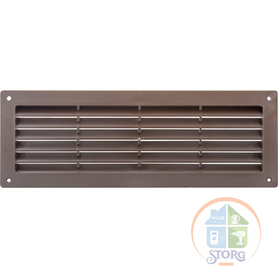 АКЦИЯ! Решетка Vents ДВ 350 коричневая