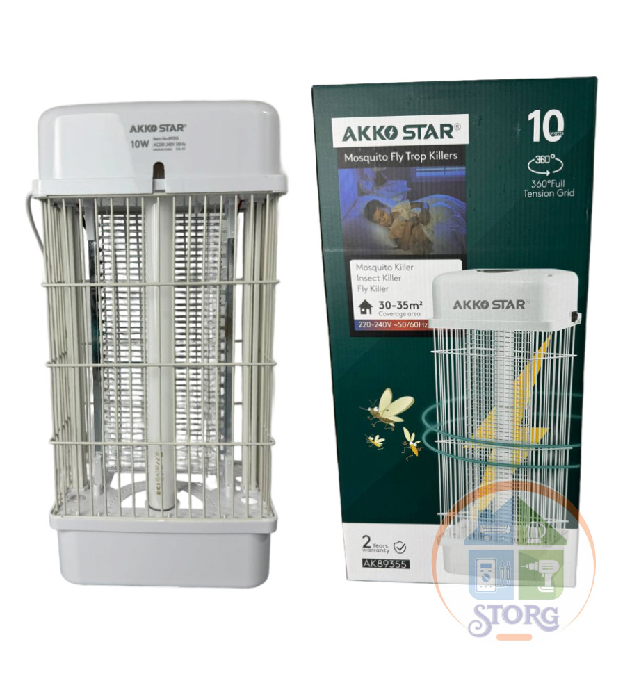 Уничтожитель насекомых электрическая ловушка  AKKO 10W 220v/50HZ до 25 m²
