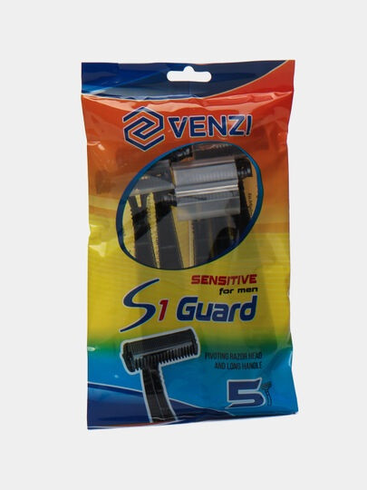 Одноразовые бритвенные станки Venzi S1 в пакете 5 шт