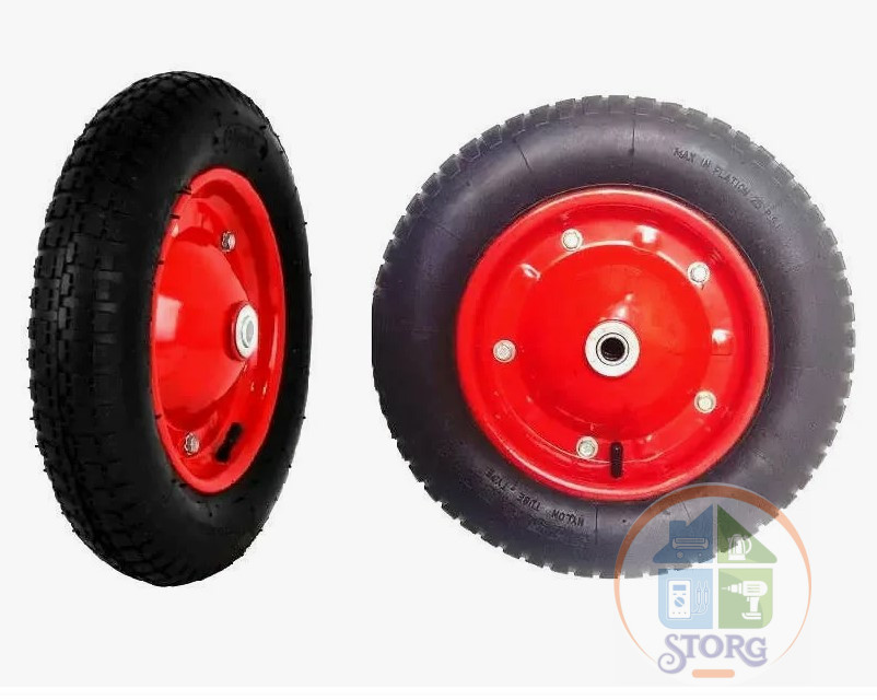 PU1301 Колесо пневмо для тачки 14"х3,25х8/20, 20х80