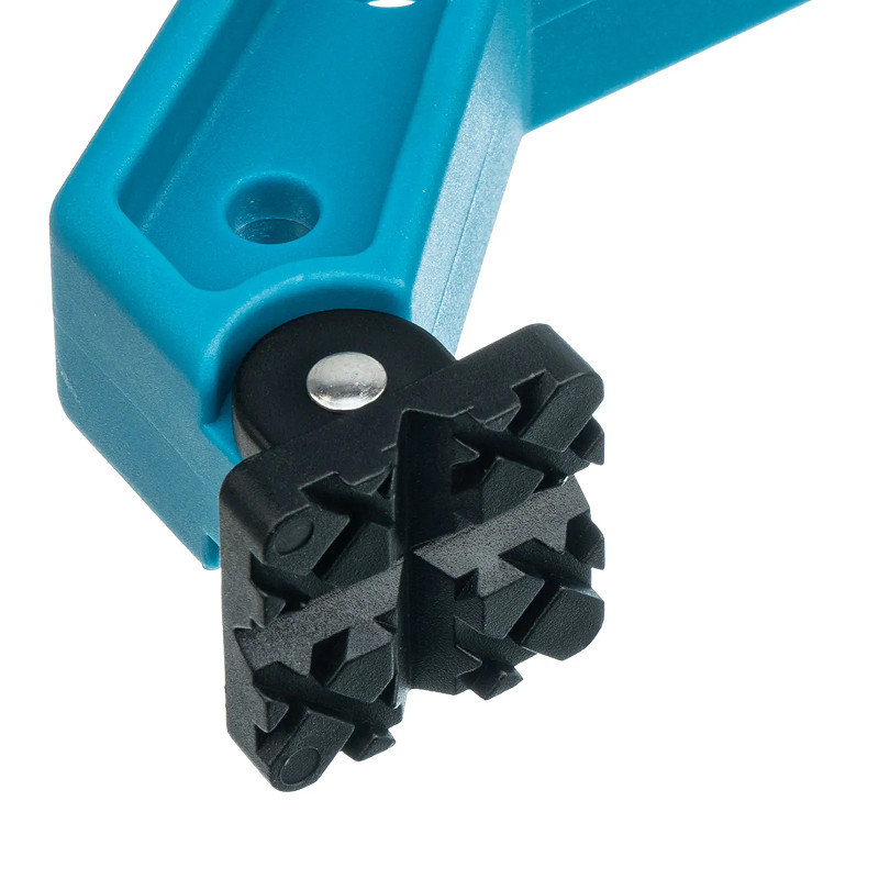 Струбцина клещеобразная Gross, пластиковый корпус, храповый механизм жесткой фиксации, 4"/100 мм