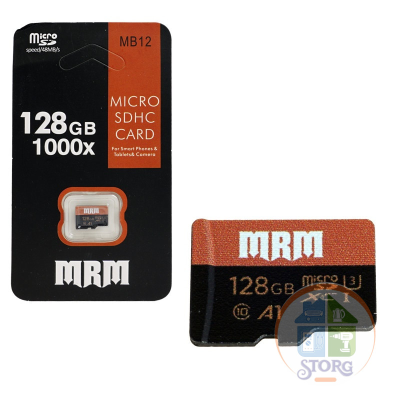 Карта памяти microSD MRM MB12 TF 128G 10Mb/s High speed (10 CLASS)