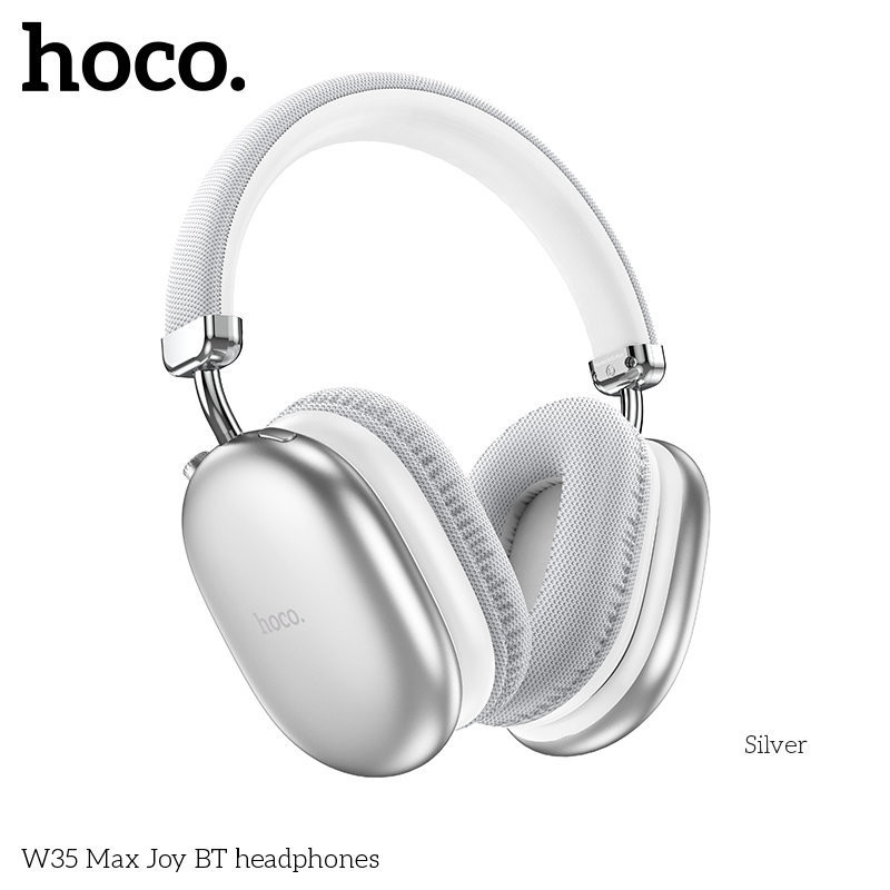 Наушники полноразмерные Bluetooth HOCO W35 Max Joy BT, 20000Гц, раб. до 90 часов (Серебро) Наушники полноразмерные Bluetooth HOCO W35 Max Joy BT, 20000Гц, раб. до 90 часов (Серебро)