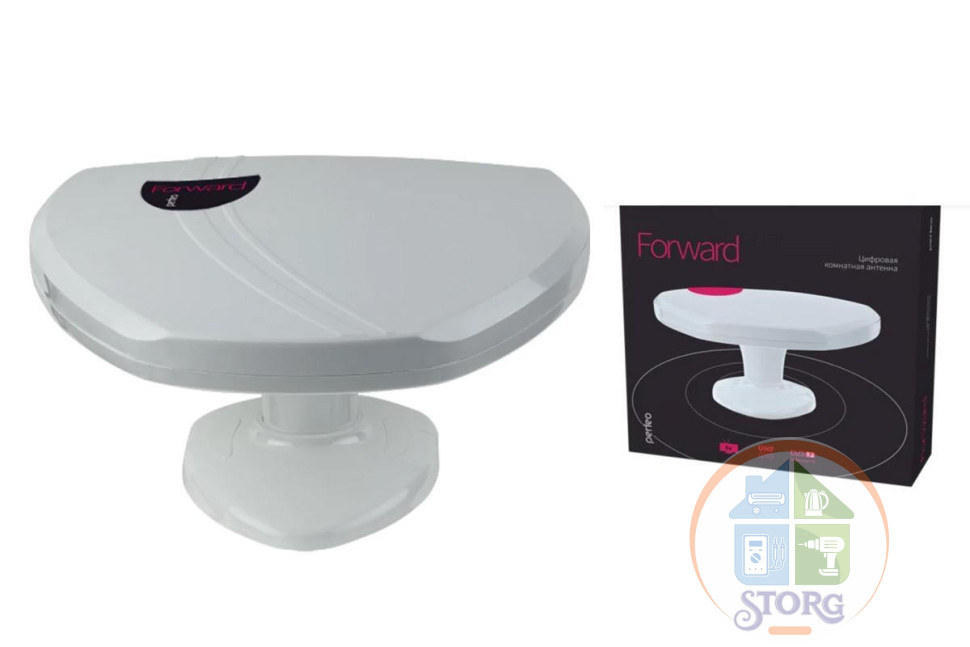Perfeo ТВ антенна "FORWARD", активная, встр. усилитель, питание от ресивера 5V, DVB-T2(BAS-5121)