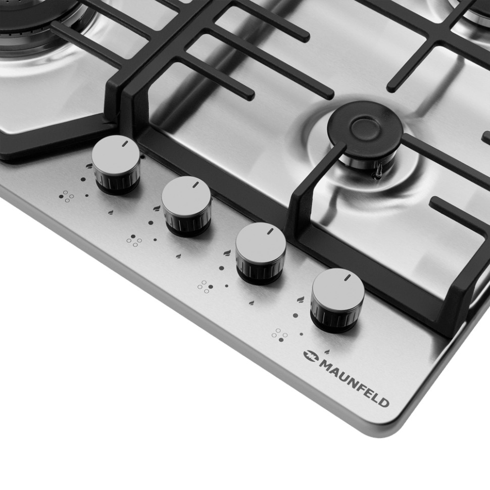 Встраиваемая газовая варочная панель Maunfeld EGHS.64.73CS/G, 4-конф.(1-WOK) 9.1кВт, 590х520х37мм Встраиваемая газовая варочная панель Maunfeld EGHS.64.73CS/G, 4-конф.(1-WOK) 9.1кВт, 590х520х37мм