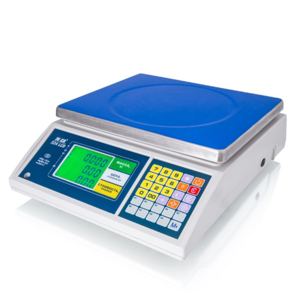 Весы торговые сертифицированные MERCURY M-ER 324 AC LCD Mark 30 kg (Ю.Корея)