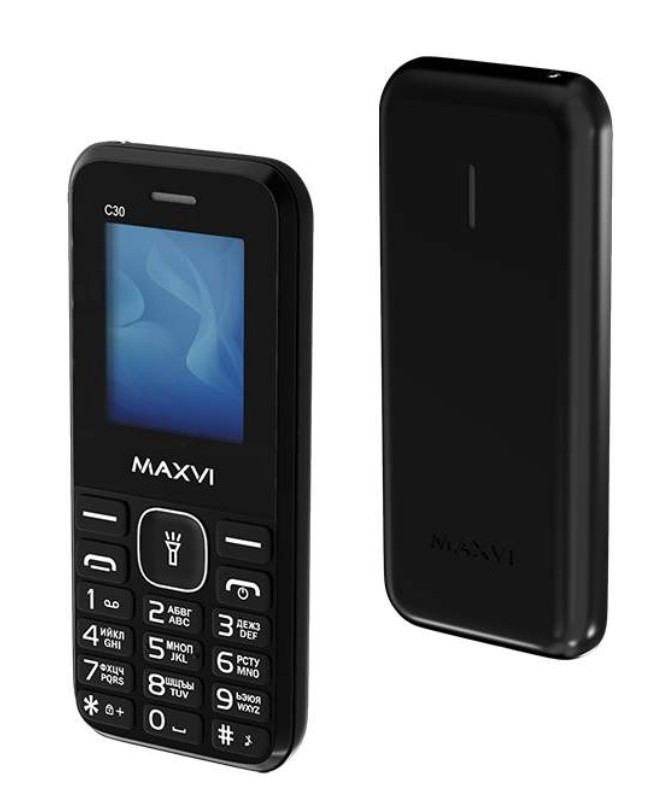 Мобильный телефон Maxvi C30 Black Мобильный телефон Maxvi C30 Black