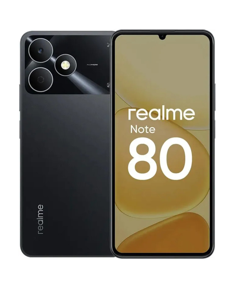 Смартфон Realme Note 80 RMX5388 4Gb, 128Gb, черный Смартфон Realme Note 80 RMX5388 4Gb, 128Gb, черный