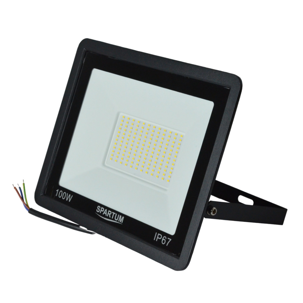 Прожектор светодиодный SPARTUM AC165-265V 100W/8000lm IP67 6500K (270х210х35мм)