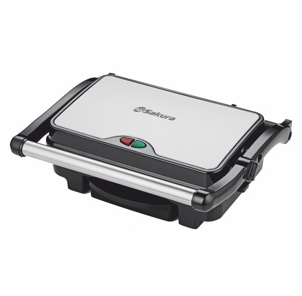 Электрогриль SAKURA SA-7679, 1500Вт, антипригар покрытие, контейнер д/сбора масла