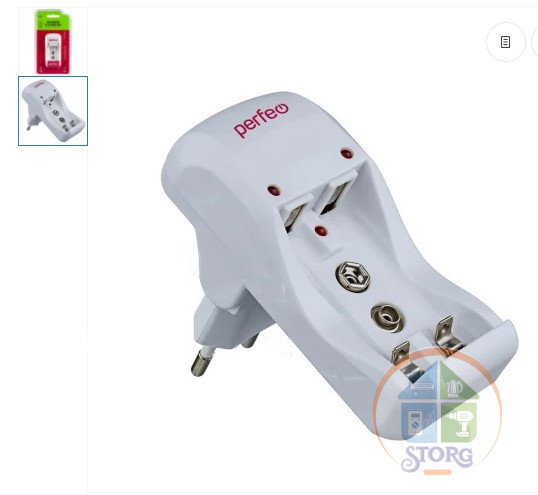 Perfeo зарядное устройство PF-VN-210 Ni-MH/CD, 220V, 2 слота, AA/AAA/9V, таймер