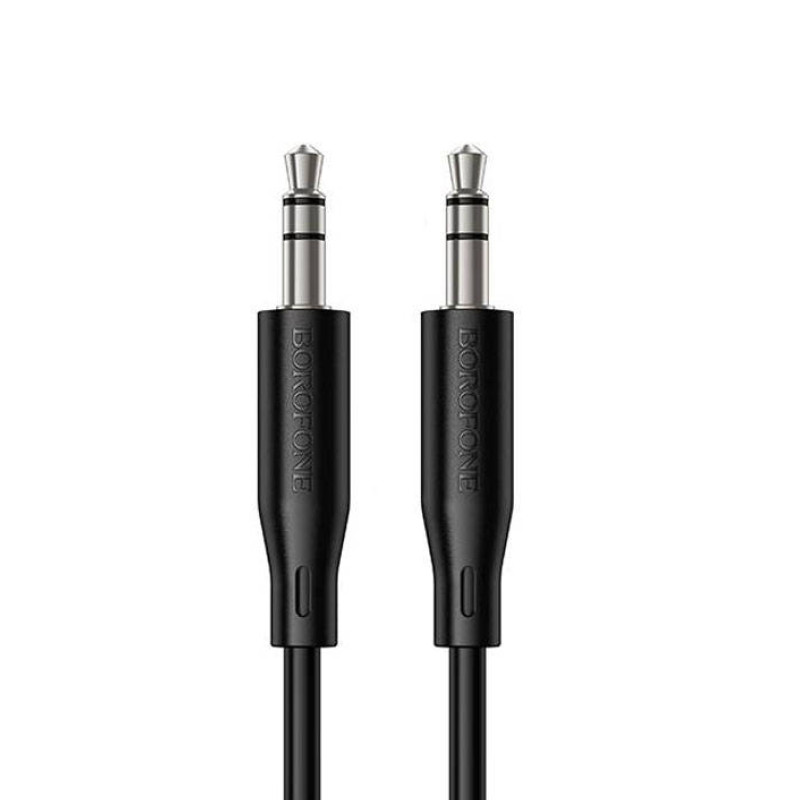 AUX аудио кабель BOROFONE BL26/3.5 mm jack - 3.5 mm jack/ 1m/ черный
