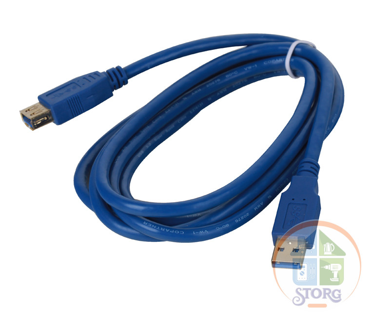Кабель DEFENDER USB-USB USB02-06PRO USB3.0 AM-AF 1.8м