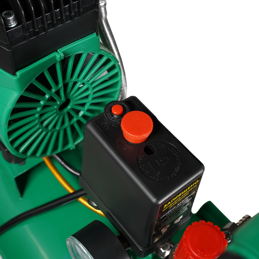 Компрессор безмасляный воздушный ELECTROLITE 1500/24-OL (220В, 50Гц, 1,5кВт, 240л/мин, 24л, 8бар)