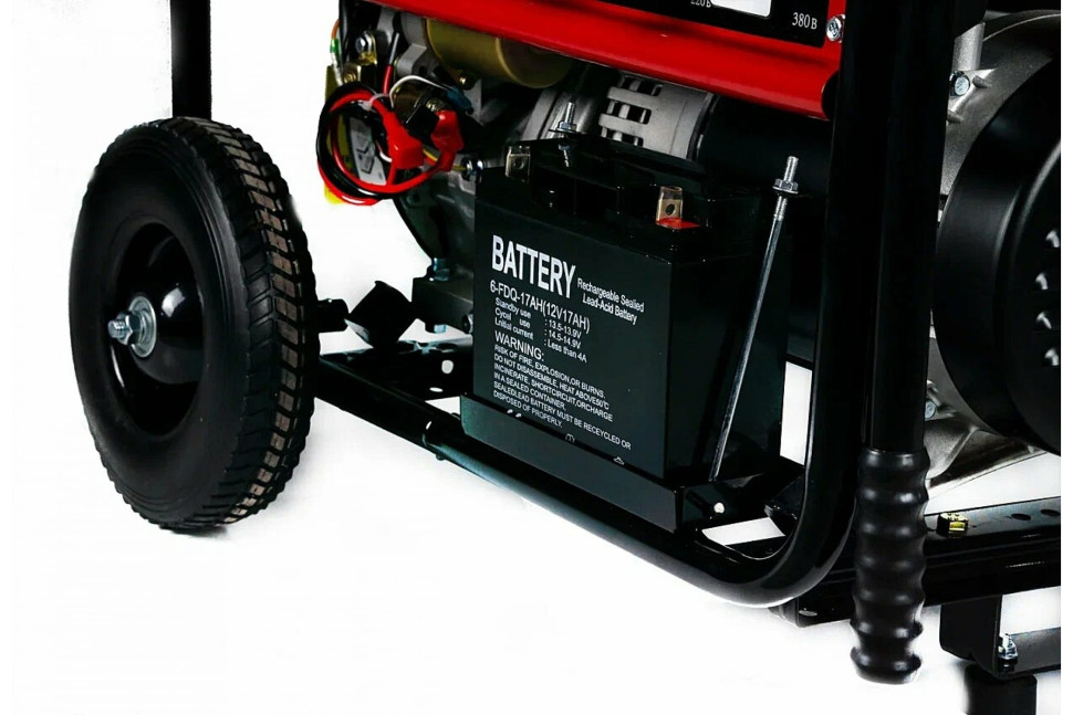 Генератор бензиновый БГ-9500ТЕ2 WorkMaster,3 фазы, 7500Вт, МЕДНАЯ ОБМОТКА, двигатель Honda