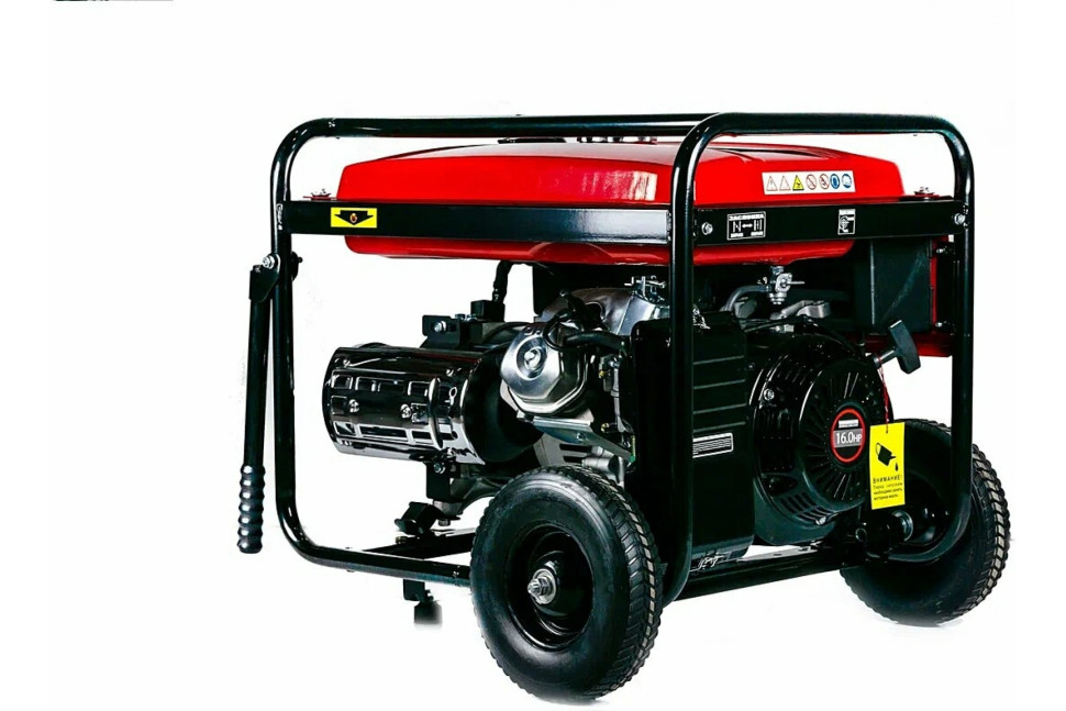 Генератор бензиновый БГ-9500ТЕ2 WorkMaster,3 фазы, 7500Вт, МЕДНАЯ ОБМОТКА, двигатель Honda