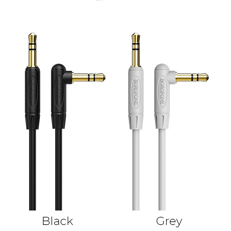 AUX Кабель BOROFONE BL4 audio cable (L=2M) (black)