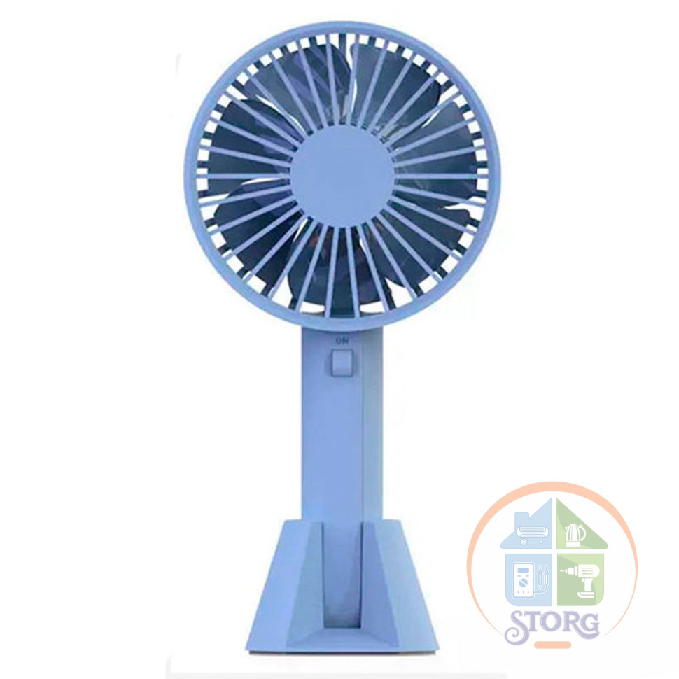 Вентилятор Xiaomi VH U Portable Handheld Fan (blue-orange) li-one 2000mah