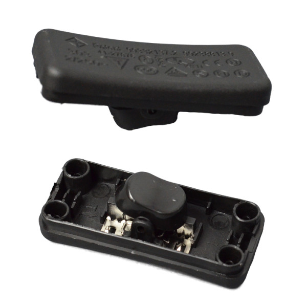 Выключатель для БРА SPARTUM кнопка вкл/выкл (черный) (50шт)