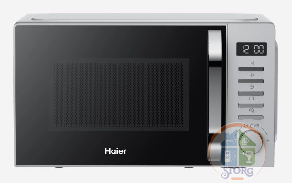 Микроволновая печь Haier HMB-DM208SA 20л, 800Вт-1270Вт, дисплй, разморозка , сигн., защита от детей