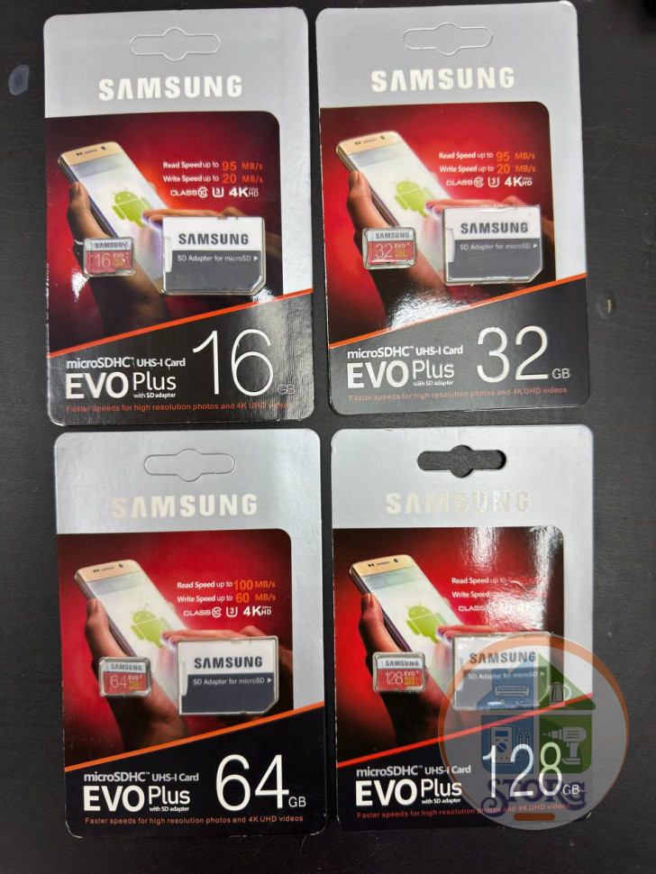 Карта памяти Samsung EVO Plus microSDXC 16GB (класс 10) CN (гр.30дн.)