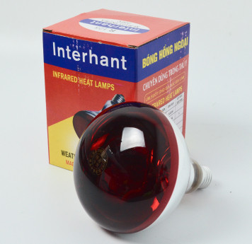 Лампа греющая инфракрасная S-TORG ИКЗК R125/R115 E27-150W красное-стекло