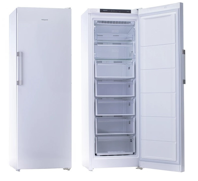 Морозильная камера Hotpoint HFZ 5171 W, Белый, 275/250л, 12кг/24 ч, SN-T, 175х60х64см