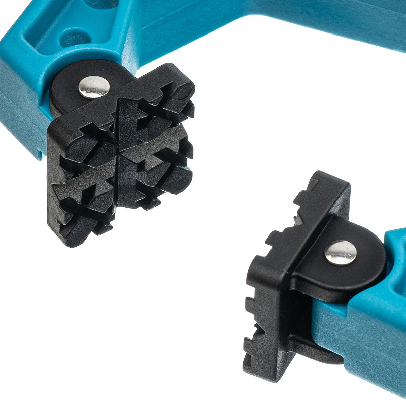 Струбцина клещеобразная Gross, пластиковый корпус,храповый механизм жесткой фиксации,2-1/4"/58 мм