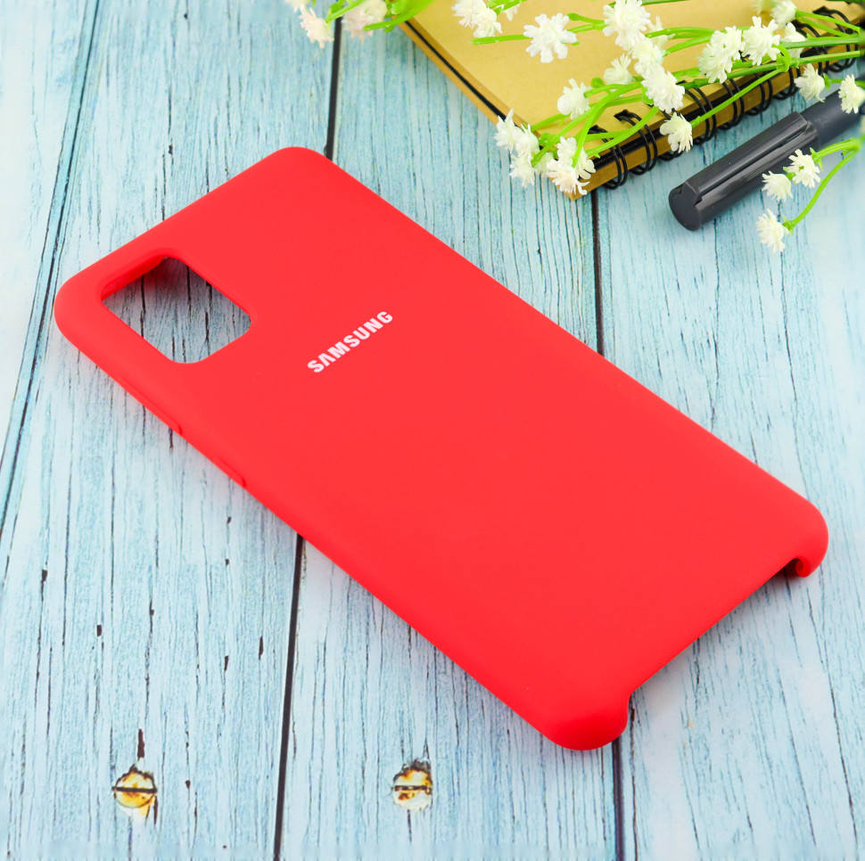 Чехол Silicone case для Samsung A31 2020 Red(14)