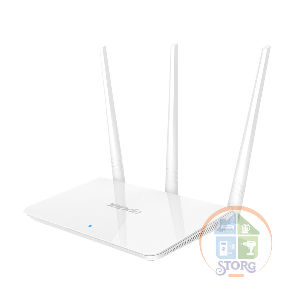 Wi-Fi Роутер TENDA F3 , 300 Mbps at 2.4 GHz, 802.11b/g/n, 1 port WAN 10/100 Mbps + 3 ports LAN 10/10