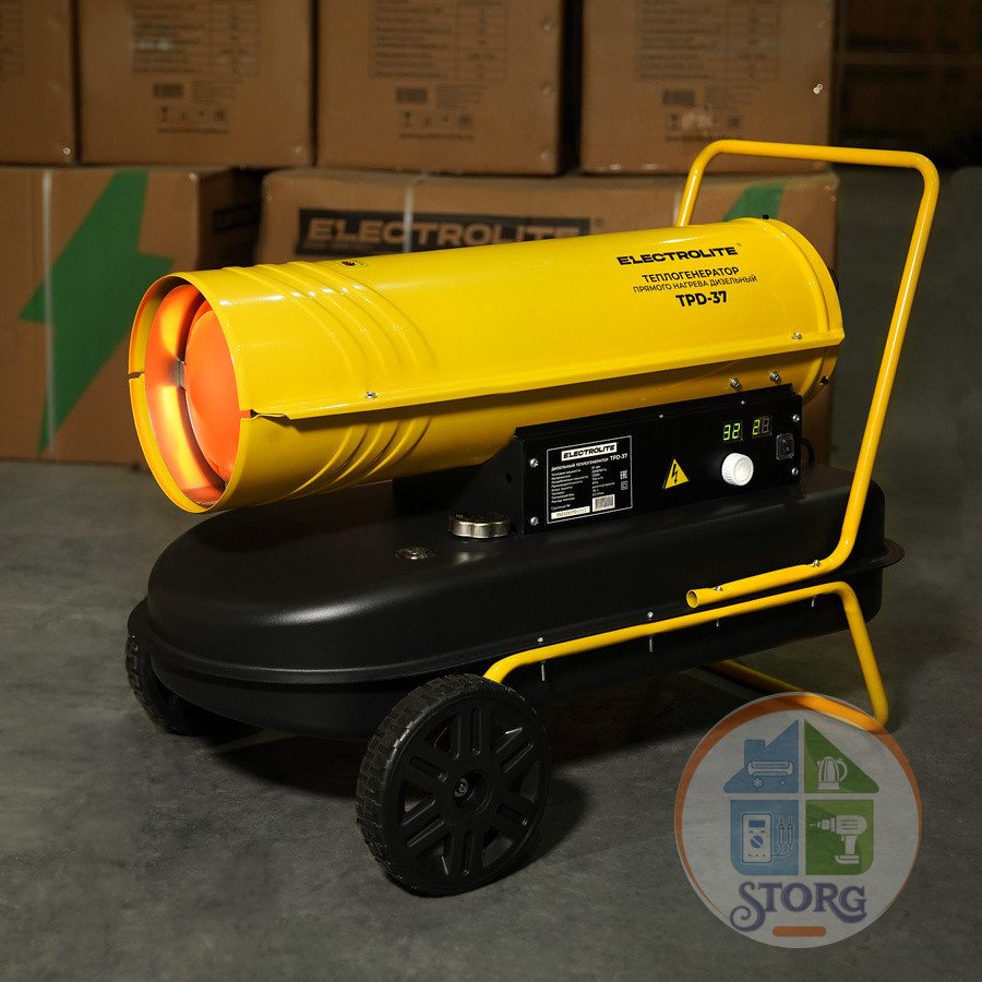 Пушка дизельная ELECTROLITE TPD-37, прямой нагрев, 37 кВт
