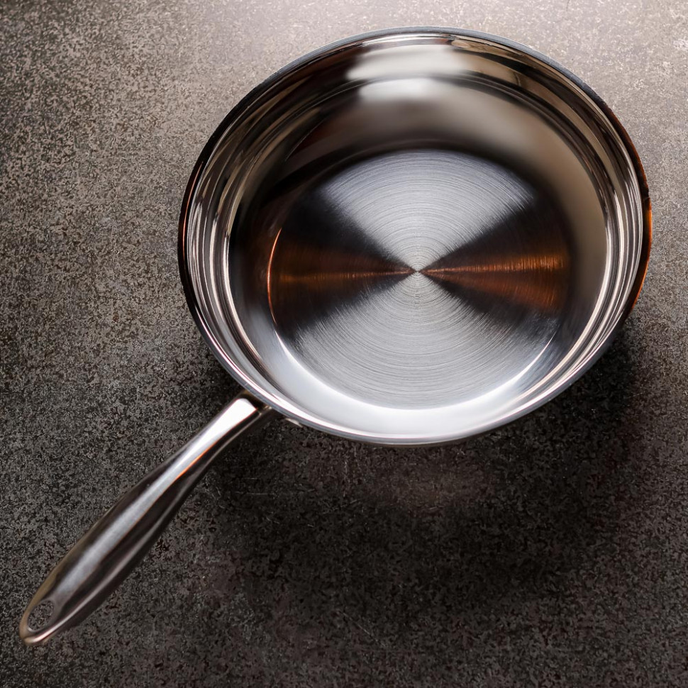 Сковорода нерж.сталь Ivlev Chef Royal, 20см, индукция, 18/10