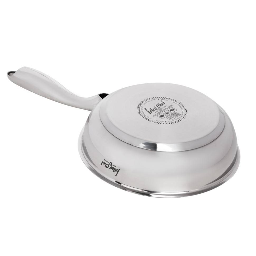 Сковорода нерж.сталь Ivlev Chef Royal, 20см, индукция, 18/10