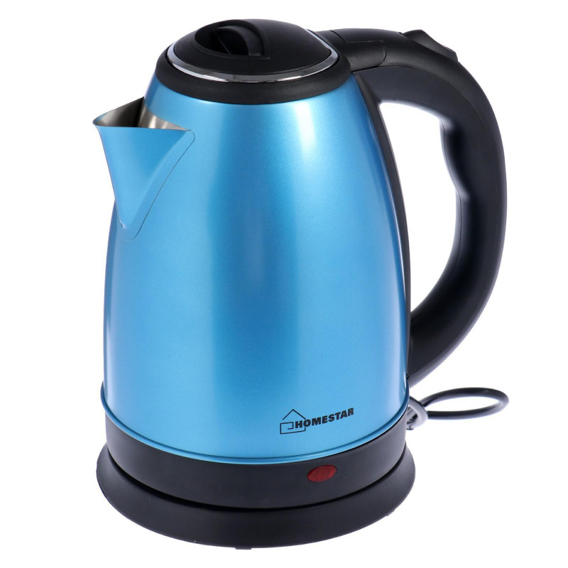 Чайник электрический HOMESTAR HS-1010 Синий/Нерж.сталь; 1500Вт; 1,8 л