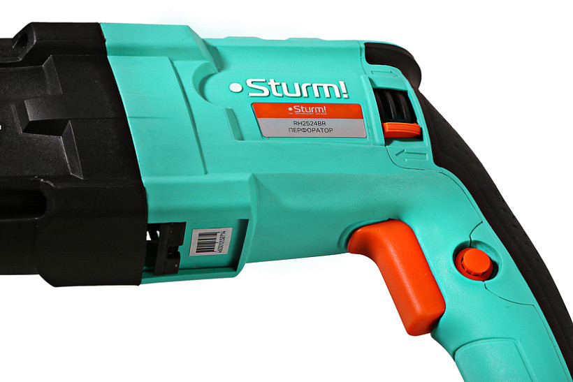 Перфоратор STURM! RH2524BR ( Мощность 800Вт; 24мм; 3Дж; 0-5600уд/мин; 0-1200об/мин; 3 режима; Кейс)