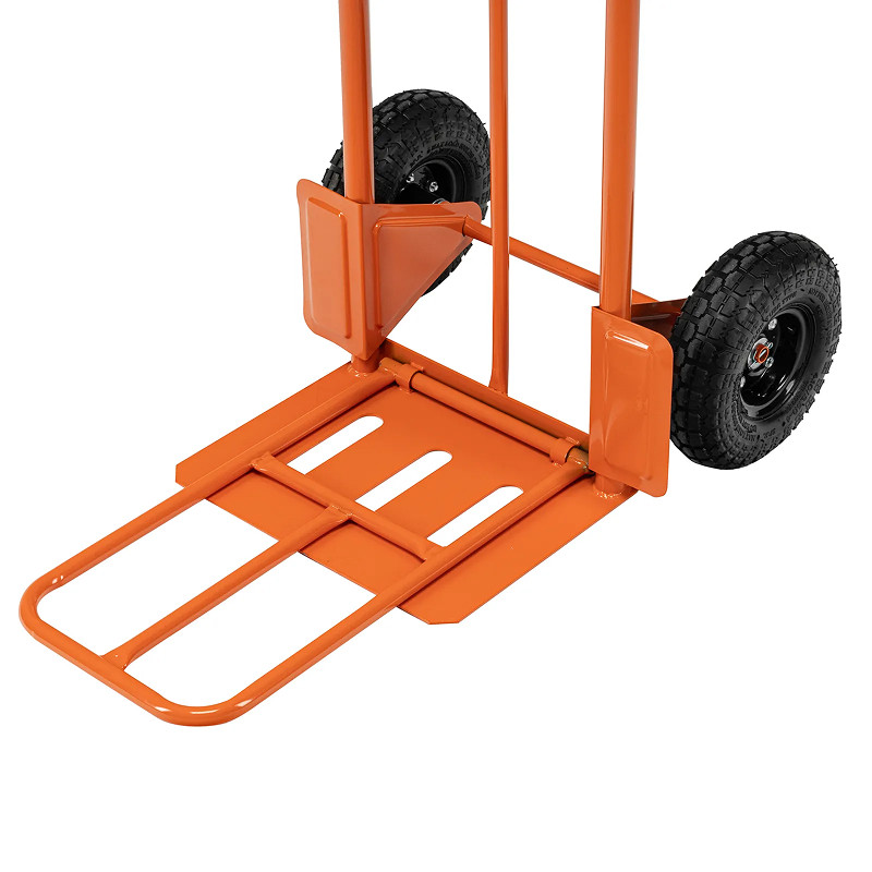 Тележка Сибртех ручная 2-х колесная TTP2-01.00.000., г/п 190кг,п/н колеса d260мм,платформа 580х290