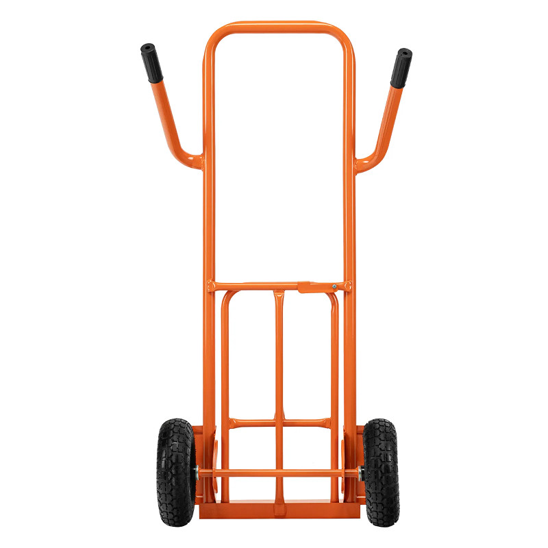 Тележка Сибртех ручная 2-х колесная TTP2-01.00.000., г/п 190кг,п/н колеса d260мм,платформа 580х290