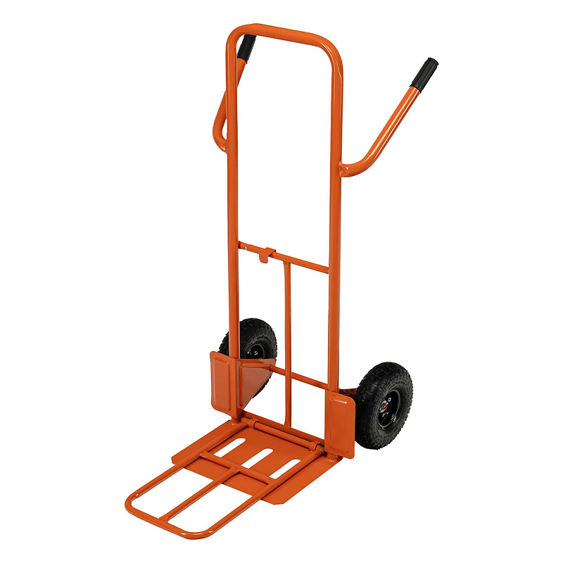 Тележка Сибртех ручная 2-х колесная TTP2-01.00.000., г/п 190кг,п/н колеса d260мм,платформа 580х290