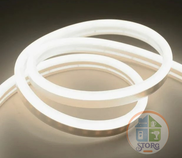 Светодиодные неоновые гибкие 12V,120LED,12W,WW LE00-6*12-WW 3000K ( в бухте 50м )