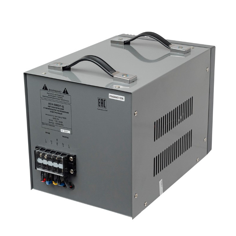 Стабилизатор напряжения релейный Ресанта АСН-5000/1-Ц, (напольный, 5000Вт, 1-фазный, 140-260В) Стабилизатор напряжения релейный Ресанта АСН-5000/1-Ц, (напольный, 5000Вт, 1-фазный, 140-260В)