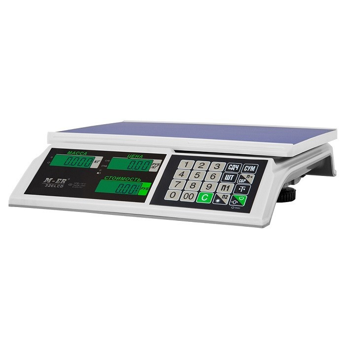 Весы торговые сертифицированные MERCURY M-ER 326AC-32.5 LCD (сделано в Ю.Корее)