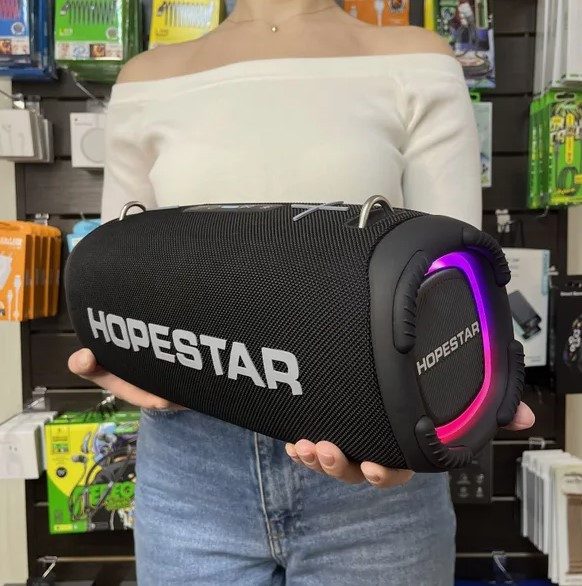 Портативная калонка Hopestar A6 max , 80Вт , подстветка