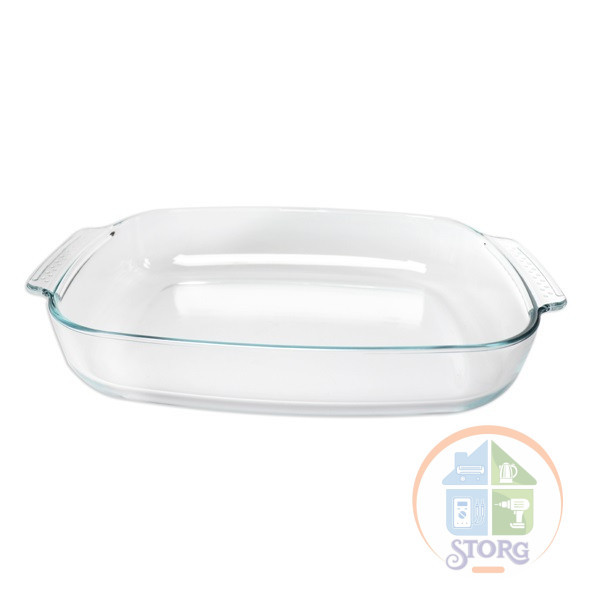 Форма для выпечки стеклянная SAKURA SA-PT04-3800, 3,8 л, жаропрочное стекло