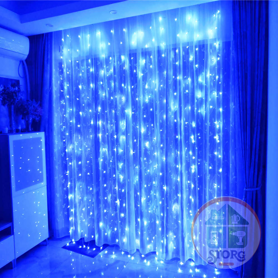 Гирлянда светодиодная S-TORG Led шторка 2*2м 240 LED (белая)