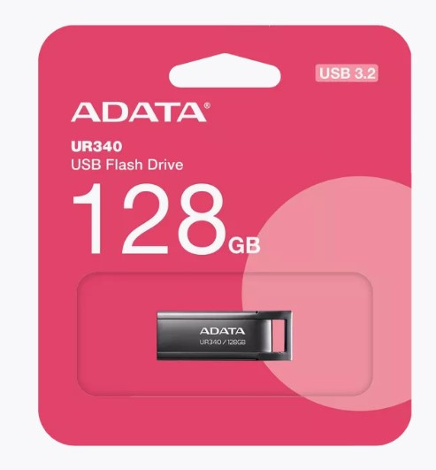 USB-флешка A-DATA UR340 AROY-UR340-128GBK 128GB USB 3.2 черный