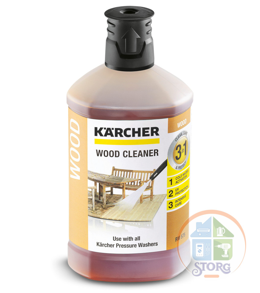 Средство для чистки древесины KARCHER 3 в 1 (1л)