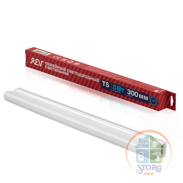 Светильник линейный светодиодный REV T5 Line, 5W, 300мм, 6500K