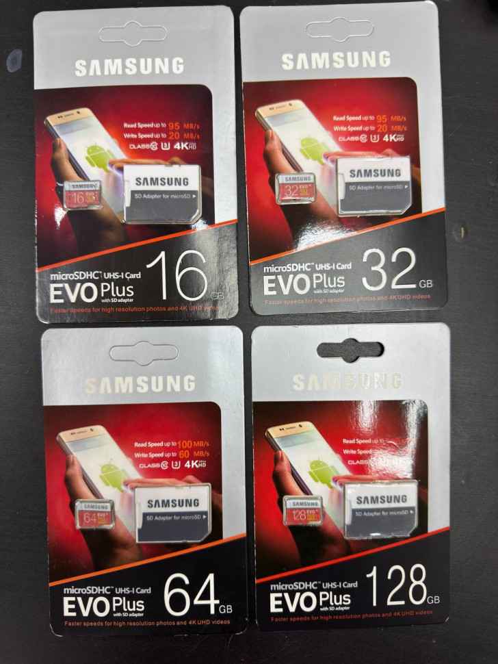 Карта памяти Samsung EVO Plus microSDXC 64GB (класс 10) CN (гр.30дн.)