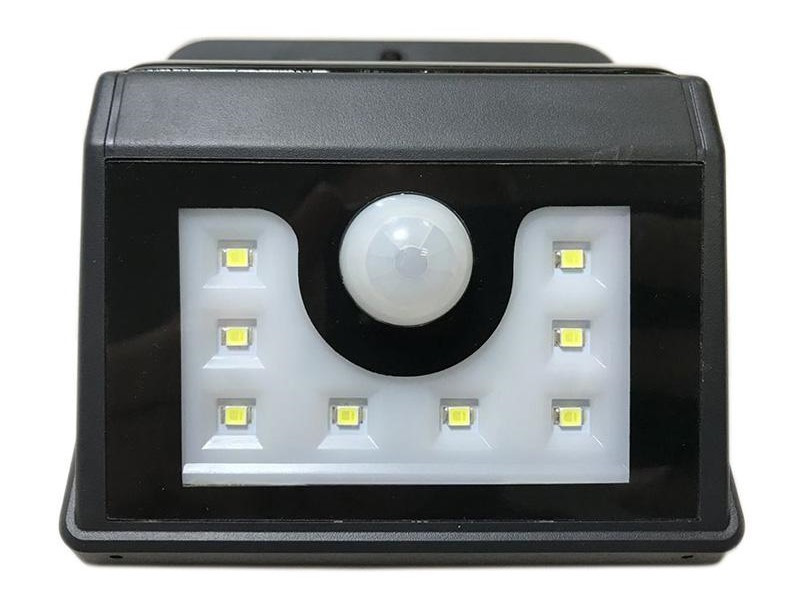 Светильник настенный на солнечных батареях с датчиком движения LED 8 LED