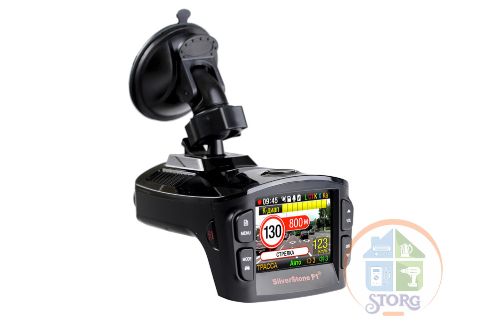 Сигнатурное комбо-устройство SilverStone F1 HYBRID EVO S (Камера OmniVision 4689 1/3", Новая GPS-база полицейских радаров (обновление еженедельно), Южная корея!!!)